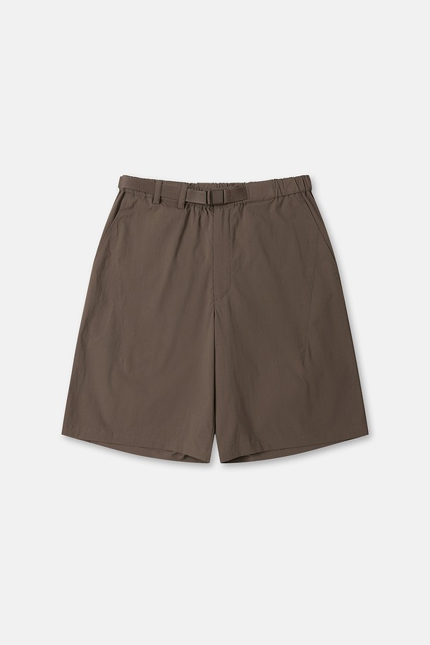 [Atelier Line] 남성 벨티드 이지 쇼츠_BROWN-a