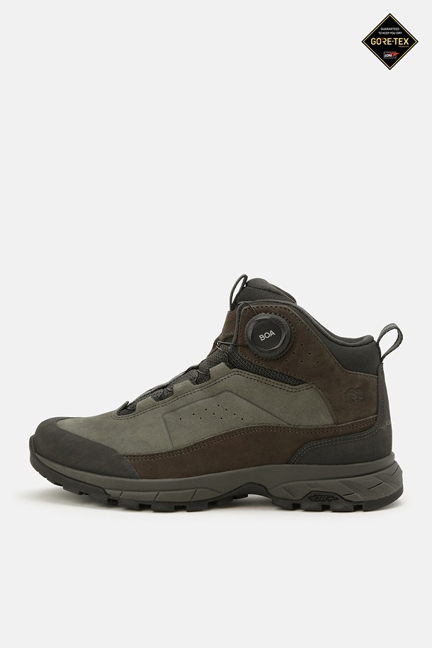 미드컷 하이킹 슈즈 #페더 BOA GTX_KHAKI-a