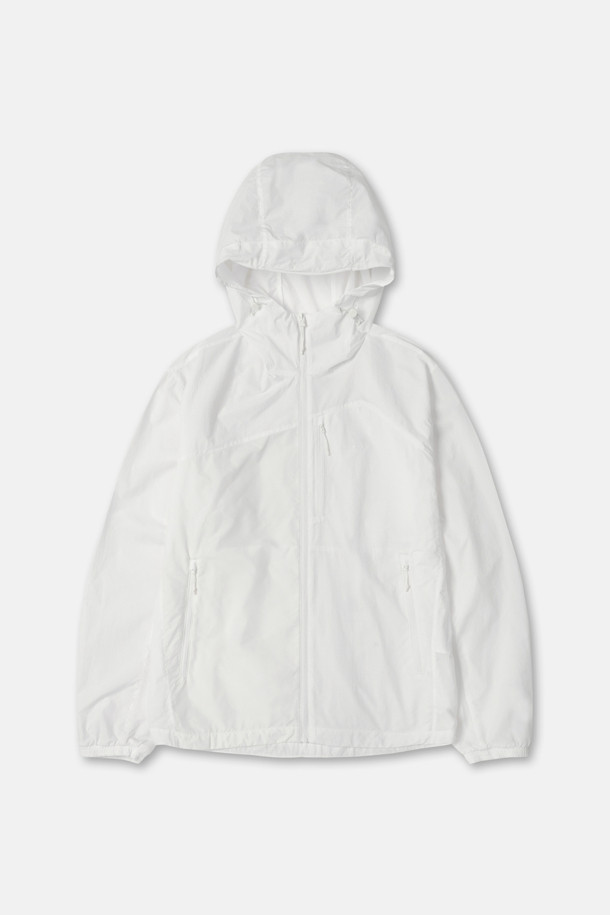 여성 윈드케이 후드 재킷_WHITE-a