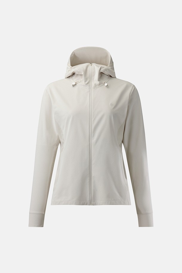 코오롱스포츠-의류 아우터-여성 솔라이트 UV 후드 풀집업 재킷