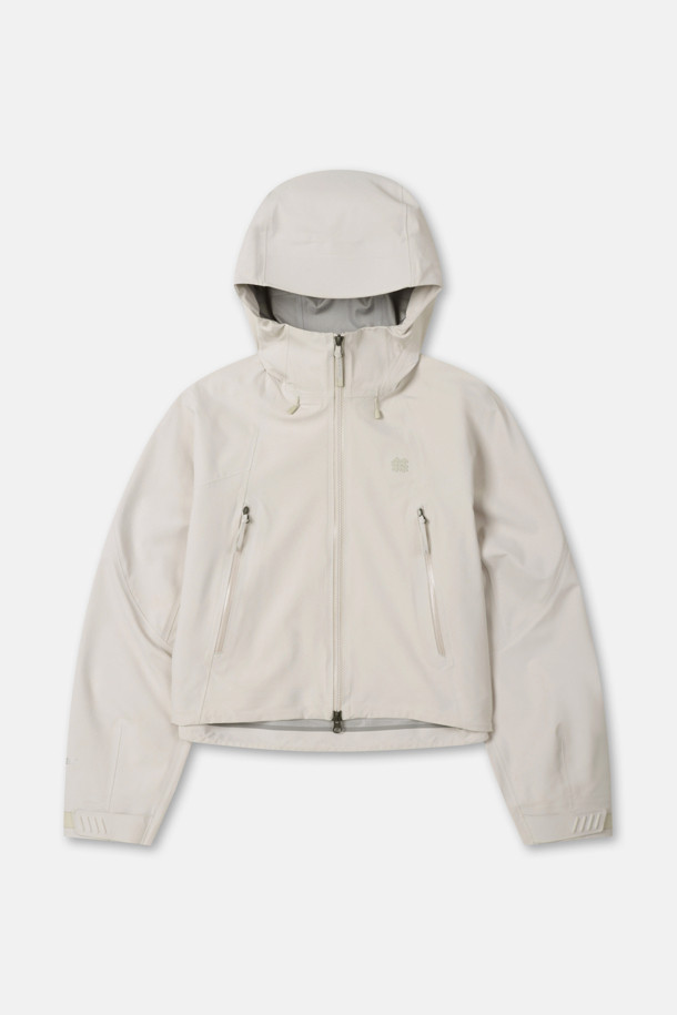 코오롱스포츠-의류 아우터-여성 에어로체이서 후드 방수 재킷