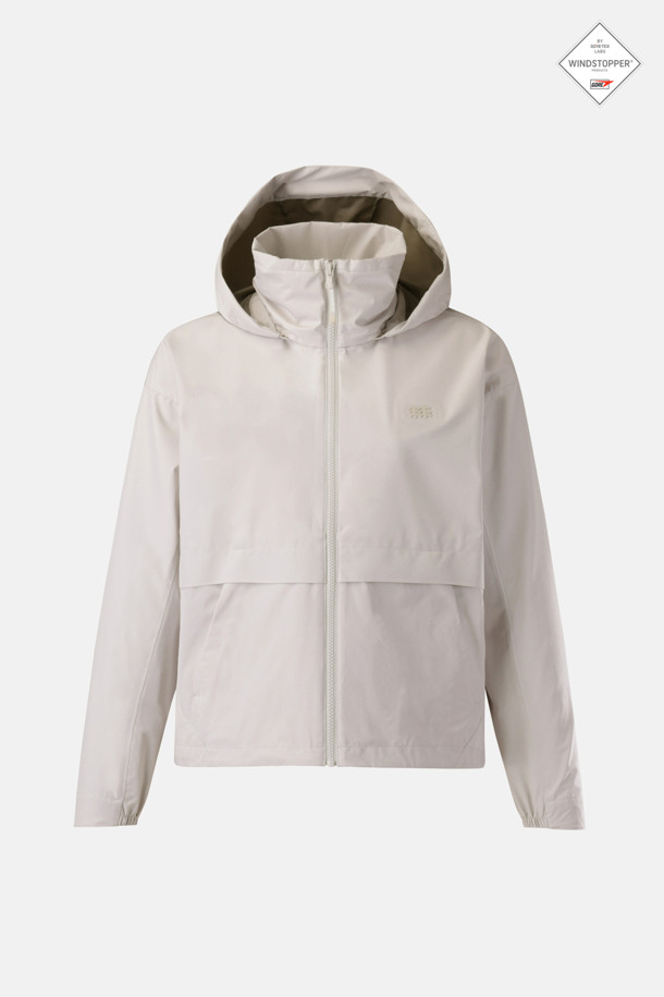 코오롱스포츠-의류 아우터-여성 고어 윈드스토퍼 후드 디테쳐블 재킷