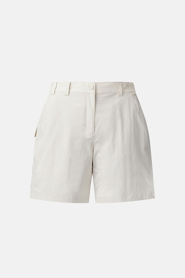 여성 패커블 4부 쇼츠_IVORY-a