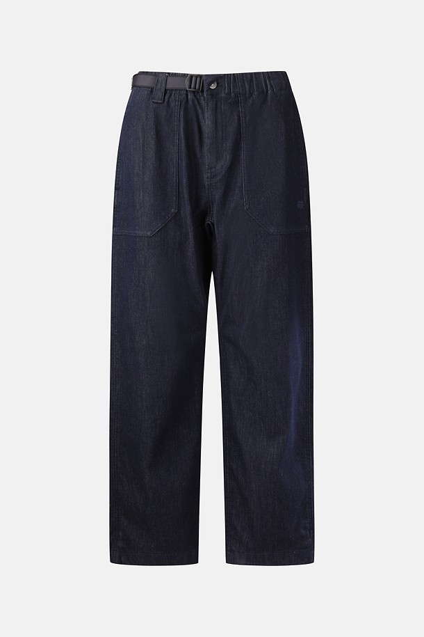 [KS X ORUMM] 남녀공용 볼더링 데님 레귤러핏 팬츠_BLUE-a