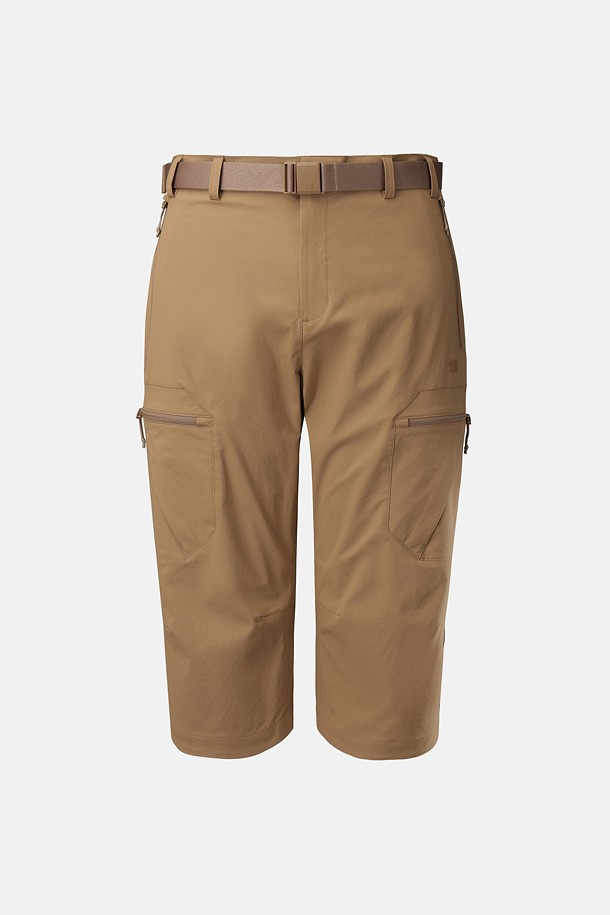 남성 7부 카고 팬츠_CAMEL-a