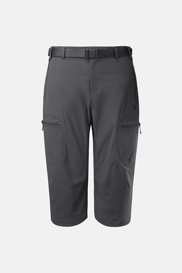 남성 7부 카고 팬츠_GREY-a