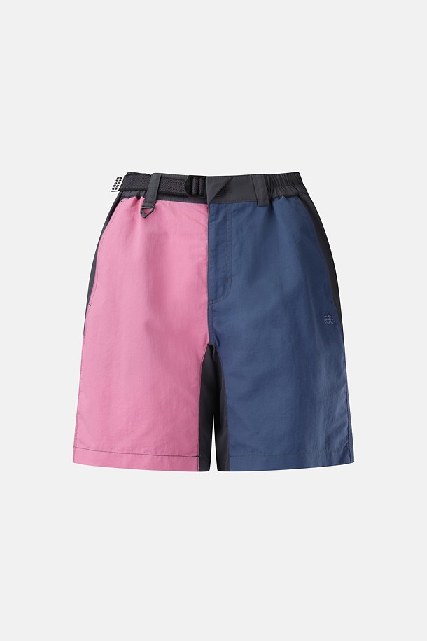 [KS X ORUMM] 남녀공용 볼더링 컬러블럭 쇼츠_GREY-a