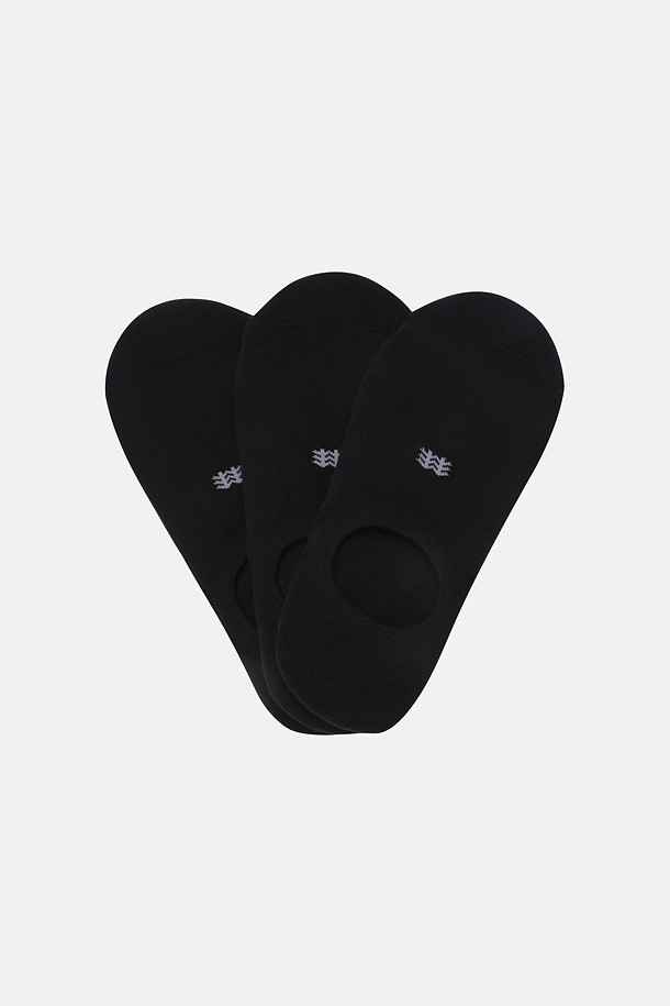 남녀공용 에센셜 인비저블 3PACK_BLACK-a