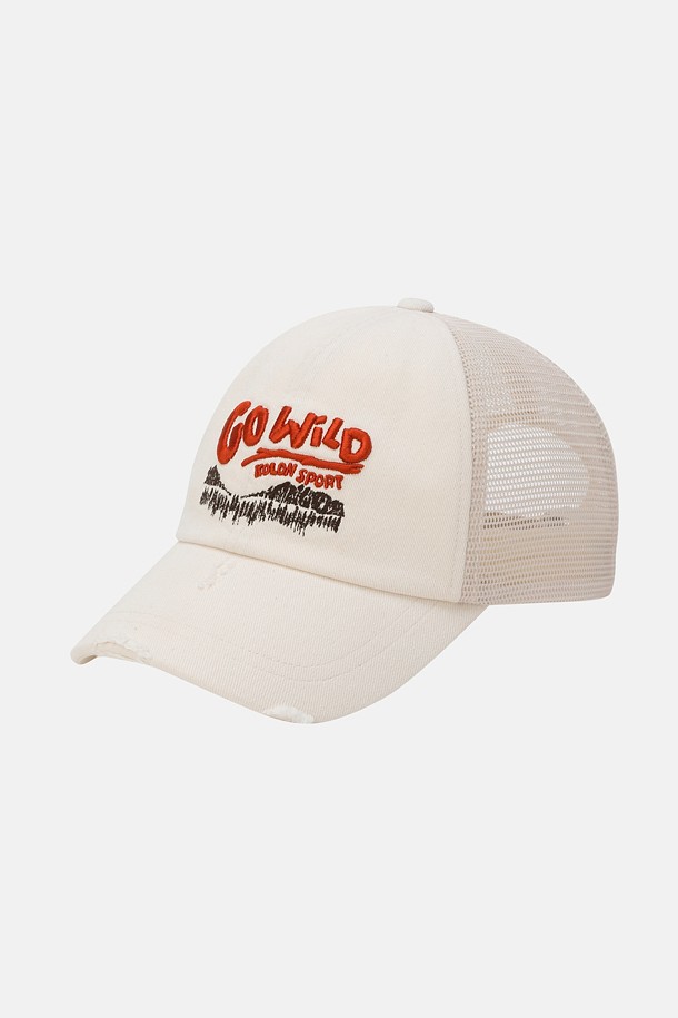 남녀공용 와펜 트러커캡_BEIGE-a