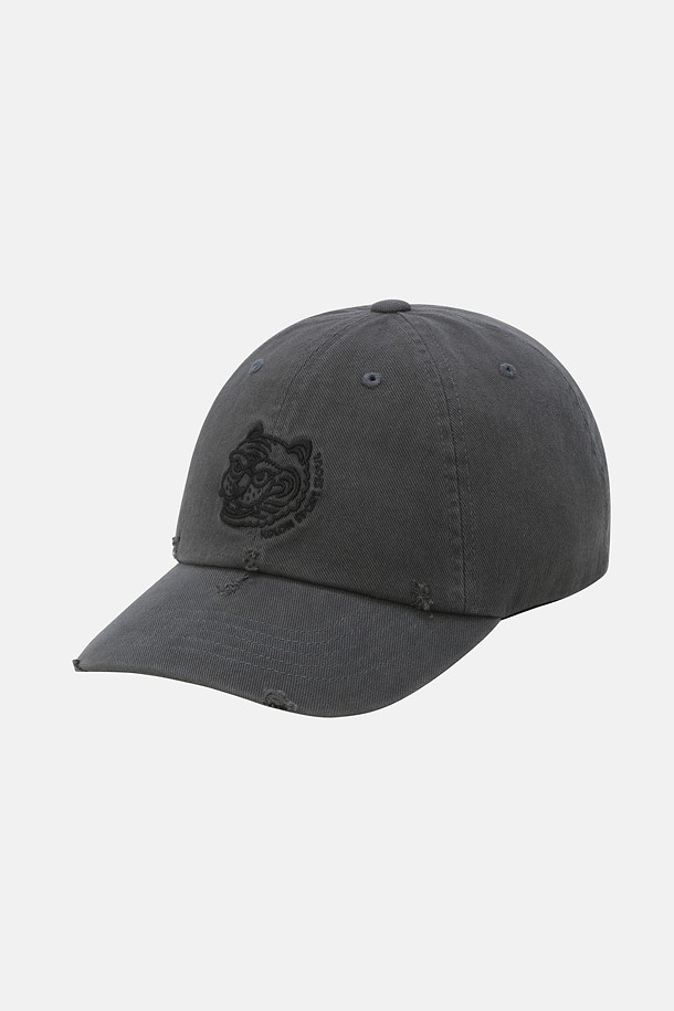 [Seoul Exclusive] 남녀공용 피그먼트 볼캡_GREY-a