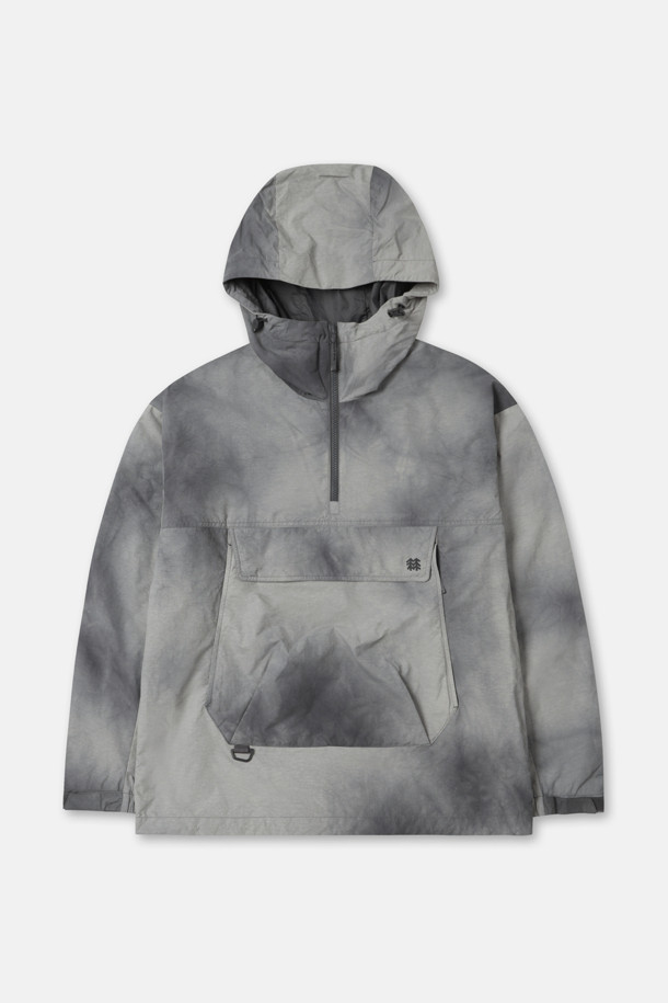 남성 다잉 후드 아노락 재킷_GREY-a