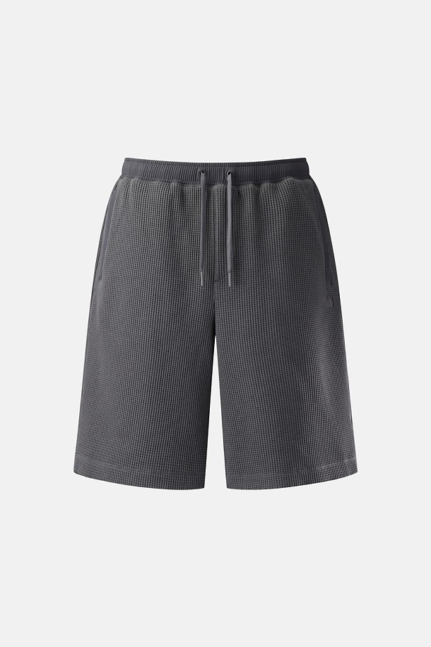 남성 와플 6부 쇼츠 (SET-UP)_GREY-a