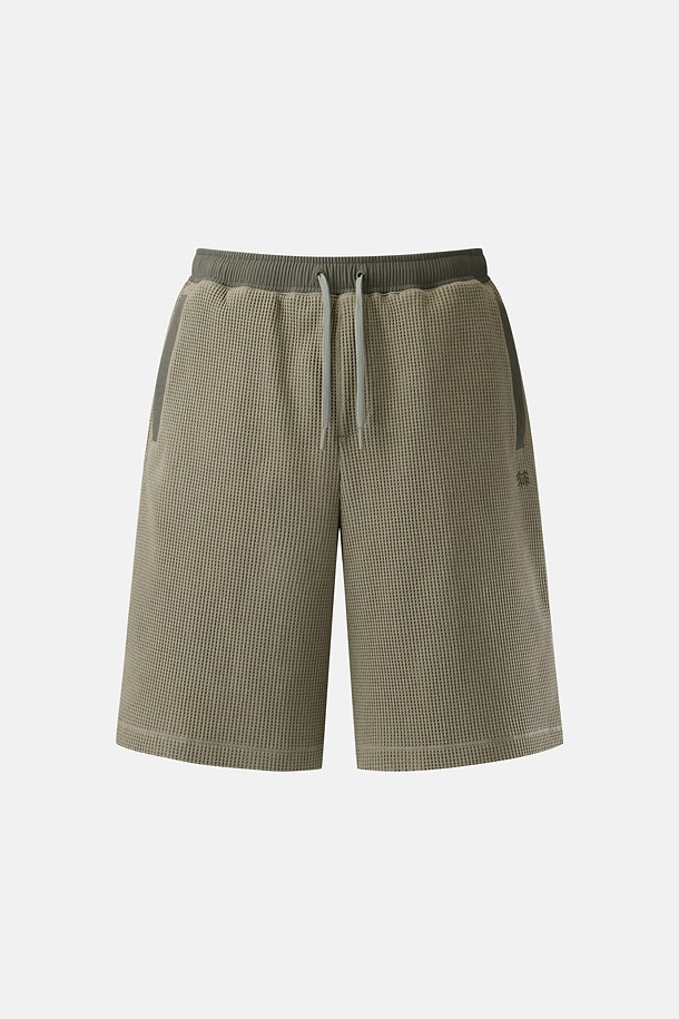 남성 와플 6부 쇼츠 (SET-UP)_WHITE-a