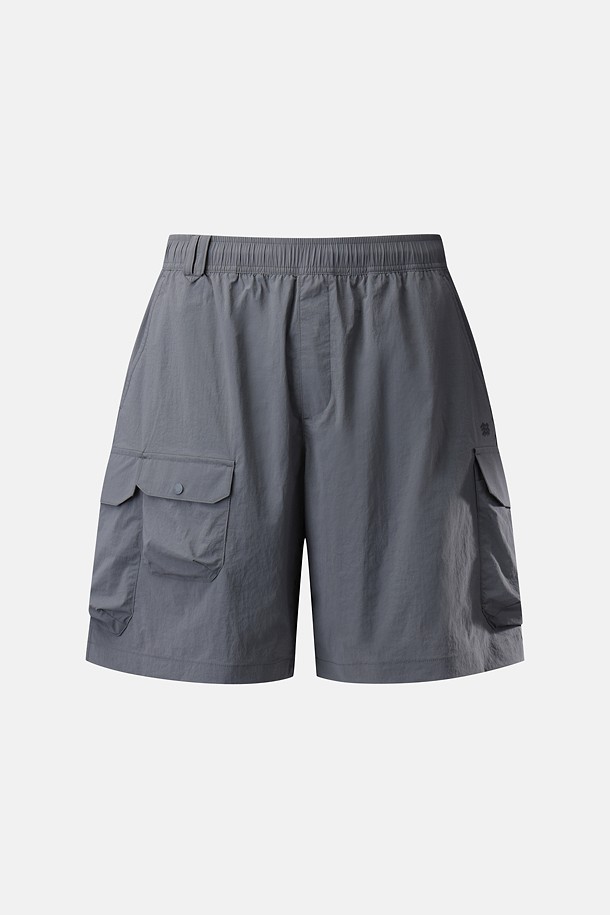 남성 데이팩 카고 쇼츠_GREY-a