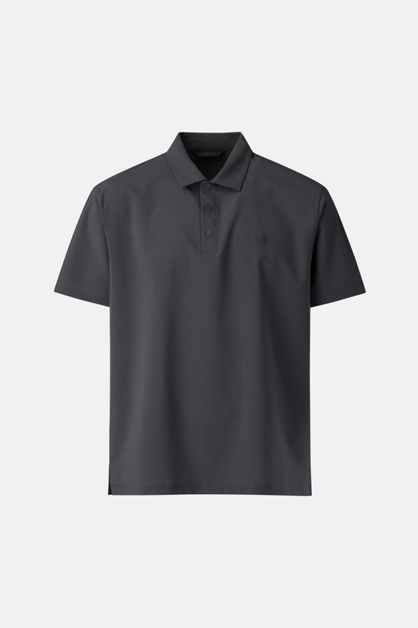 남성 에어도트 폴로 반팔 티셔츠_GREY-a