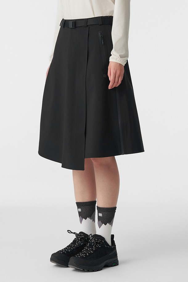 코오롱스포츠-의류 하의-여성 방수 랩 스커트