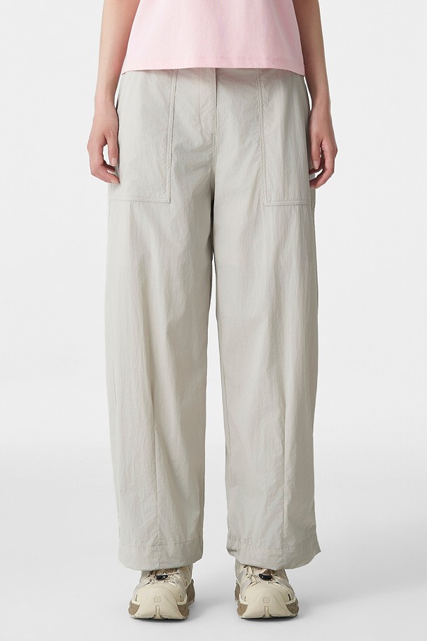 여성 데이팩 와이드핏 팬츠_BEIGE-a