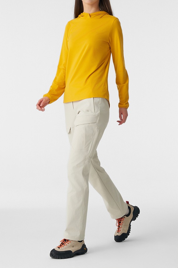 코오롱스포츠-의류 하의-여성 슬림핏 카고 팬츠