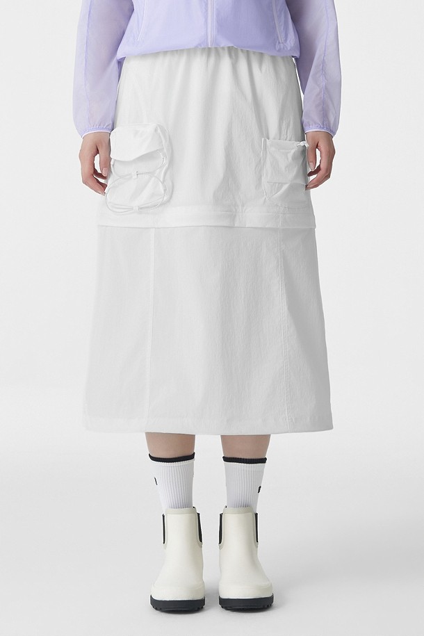 여성 카고 투웨이 스커트_WHITE-a