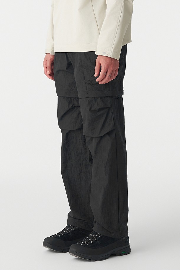 코오롱스포츠-의류 하의-남성 립스탑 루즈핏 투웨이 팬츠