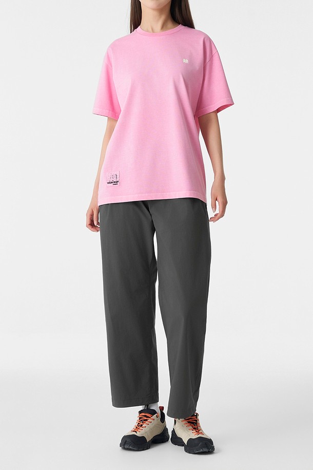 코오롱스포츠-의류 하의-[KS X ORUMM] 남녀공용 볼더링 타슬란 루즈핏 팬츠