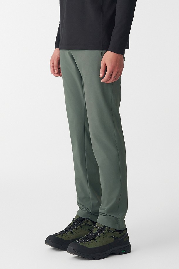 코오롱스포츠-의류 하의-남성 슬림핏 스탠다드 노턱 팬츠