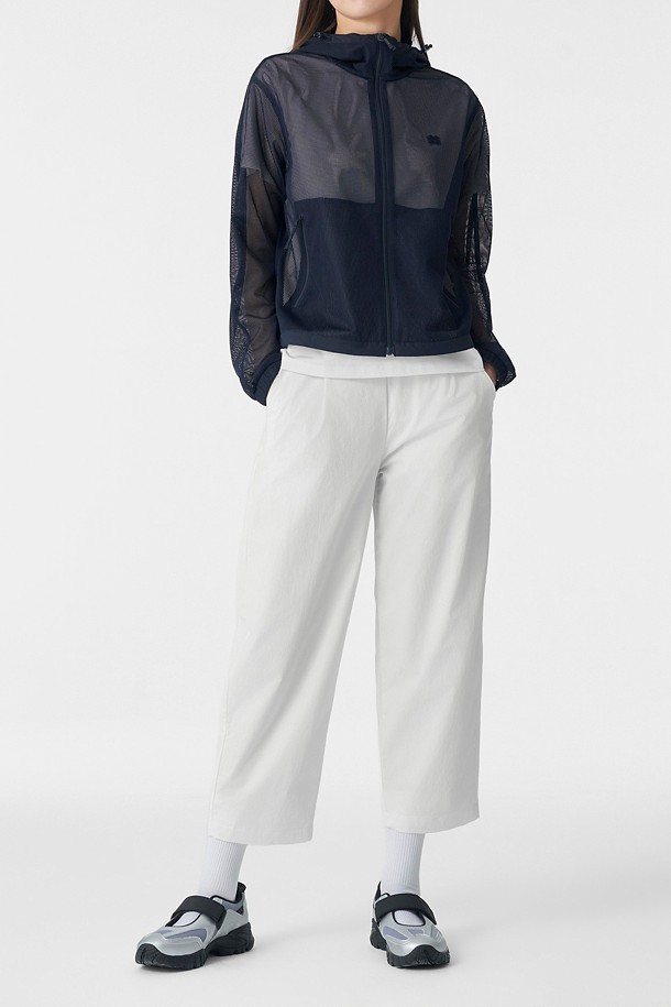 코오롱스포츠-의류 하의-여성 테이퍼드핏 크롭 팬츠