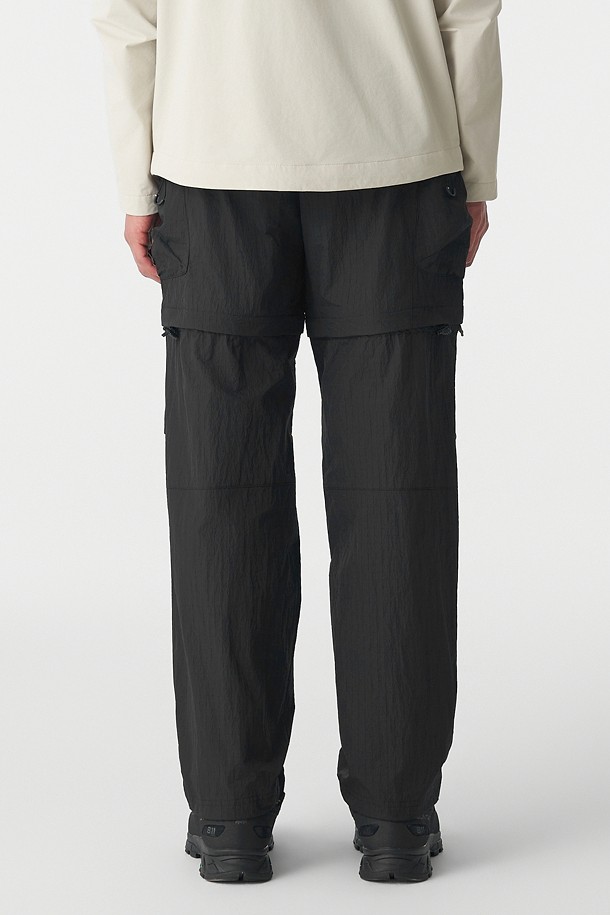 코오롱스포츠-의류 하의-남성 립스탑 루즈핏 투웨이 팬츠