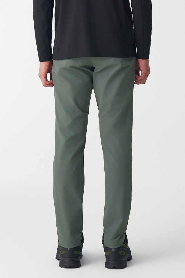 코오롱스포츠-의류 하의-남성 슬림핏 스탠다드 노턱 팬츠