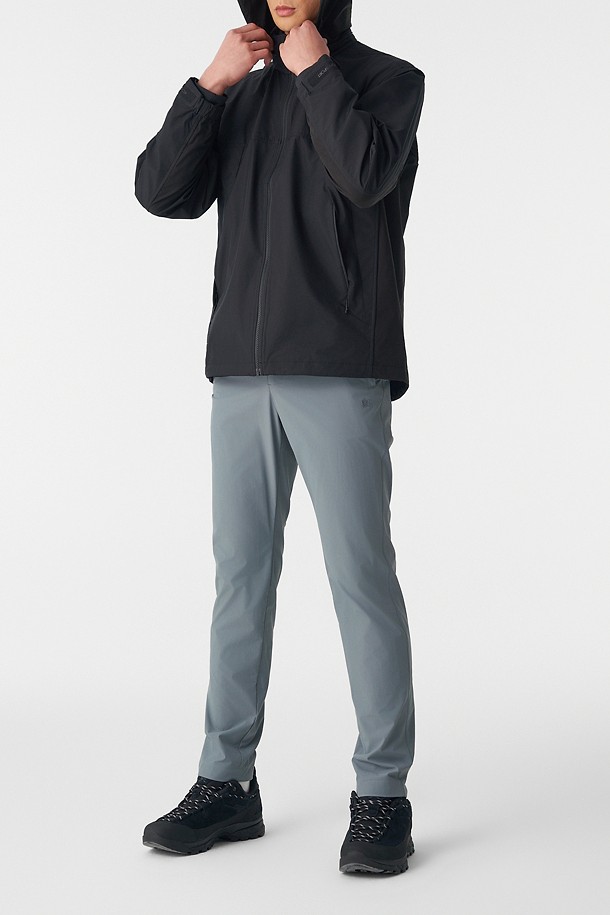 코오롱스포츠-의류 하의-남성 슬림핏 스탠다드 노턱 팬츠