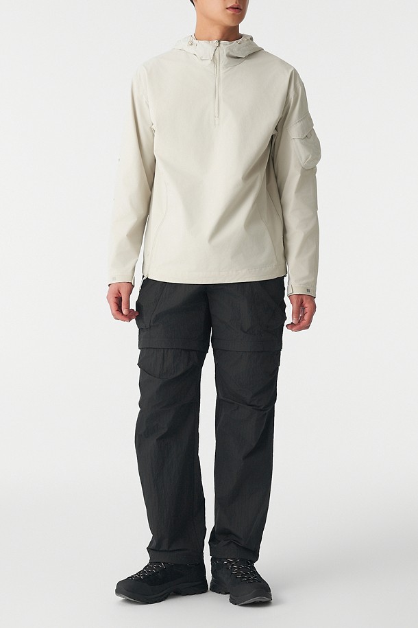 코오롱스포츠-의류 하의-남성 립스탑 루즈핏 투웨이 팬츠