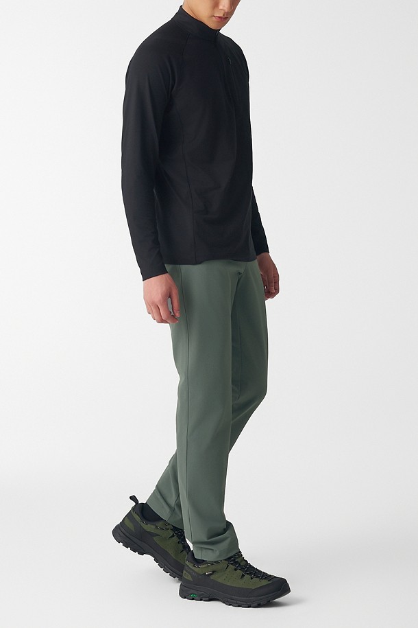 코오롱스포츠-의류 하의-남성 슬림핏 스탠다드 노턱 팬츠