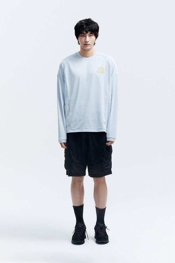 코오롱스포츠-의류 하의-WM 남녀공용 메쉬 카고 쇼츠