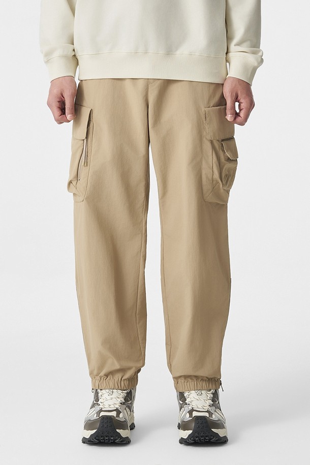 [Atelier Line] 남성 카고 조거 팬츠_BEIGE-a