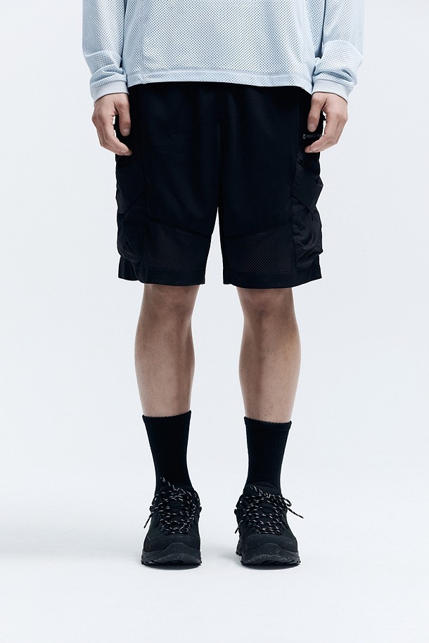 코오롱스포츠-의류 하의-WM 남녀공용 메쉬 카고 쇼츠