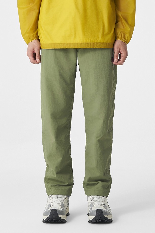 남성 패커블 루즈핏 팬츠_KHAKI-a