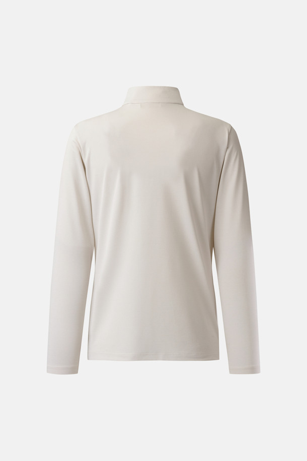 코오롱스포츠-의류 상의-여성 베이직 집업 긴팔 티셔츠