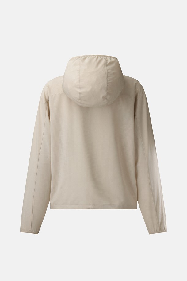 코오롱스포츠-컬렉션 백패킹-여성 에어도트 후드 긴팔 티셔츠