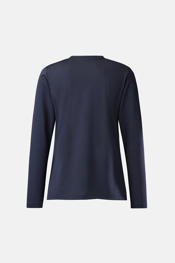 코오롱스포츠-의류 상의-여성 베이직 라운드넥 긴팔 티셔츠