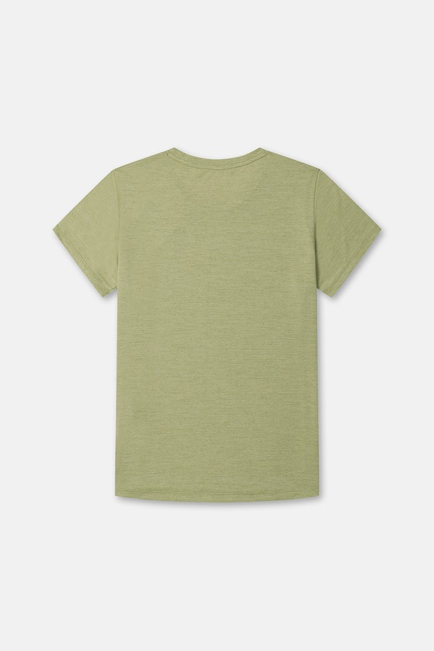 코오롱스포츠-의류 상의-여성 모스드라이 베이직 라운드넥 반팔 티셔츠