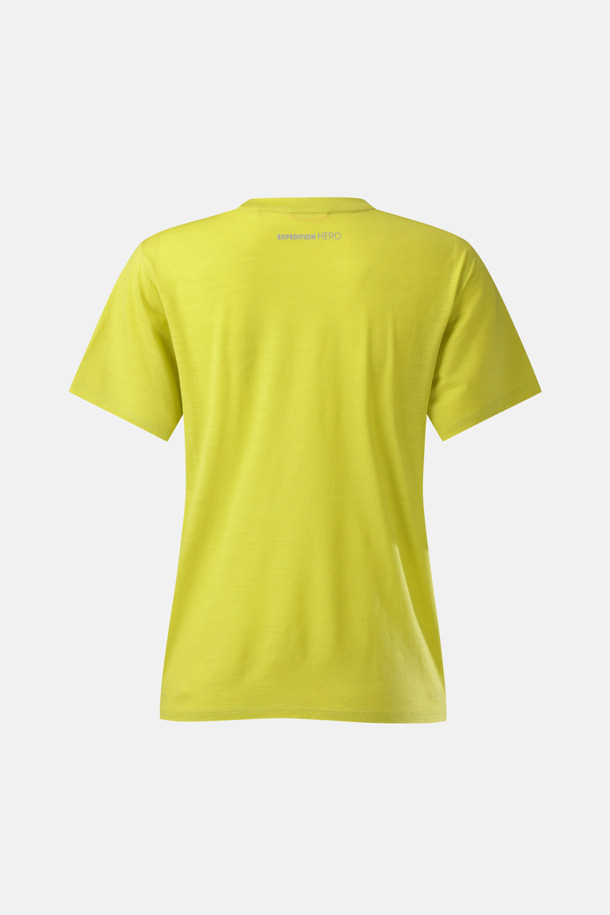코오롱스포츠-의류 상의-HERO 여성 메리노울 반팔 ROUND-T