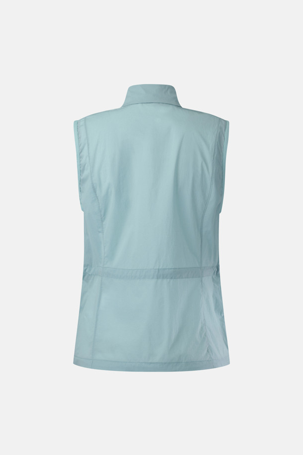 코오롱스포츠-의류 아우터-여성 제노아 레귤러핏 스탠드넥 방풍 베스트