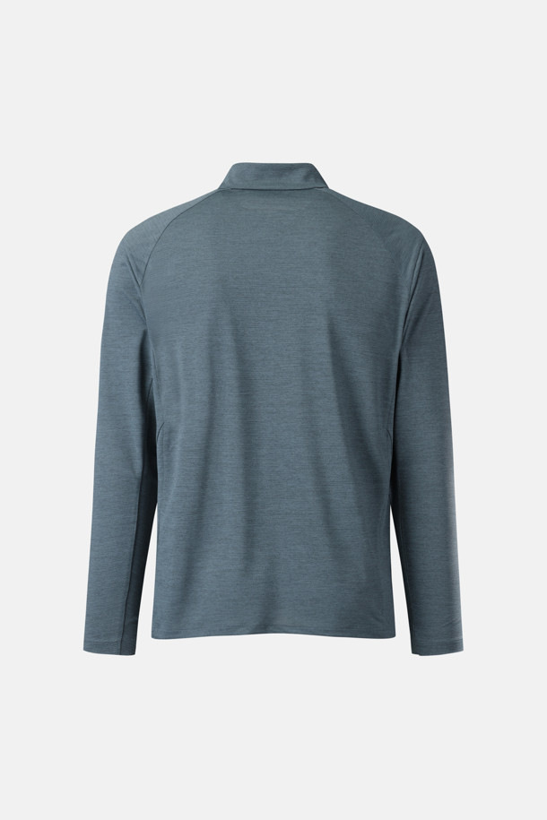 코오롱스포츠-의류 상의-남성 솔라이트 UV 아웃포켓 집업 긴팔 티셔츠