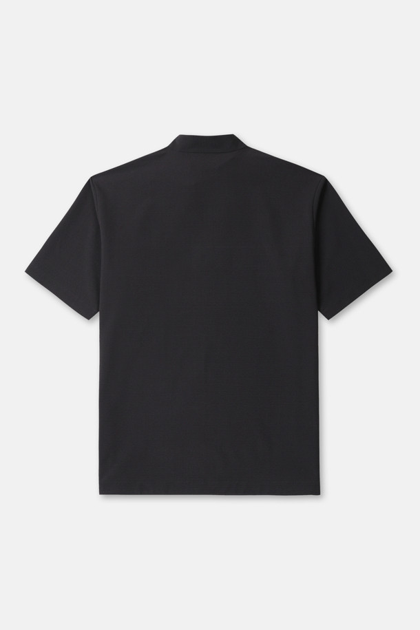 코오롱스포츠-의류 상의-남성 에어도트 집업 반팔 티셔츠