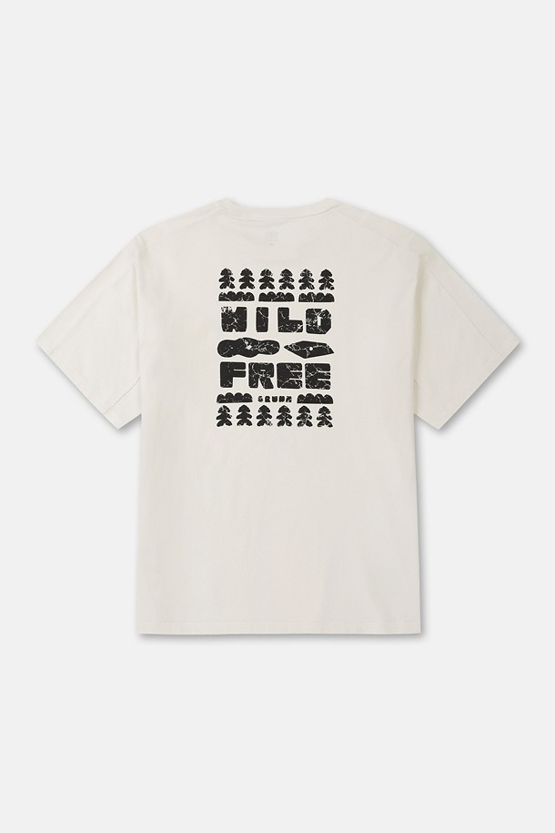 코오롱스포츠-의류 상의-[KS X ORUMM] 남녀공용 볼더링 와일드앤프리 스트럭처 티셔츠