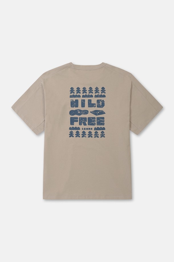 코오롱스포츠-의류 상의-[KS X ORUMM] 남녀공용 볼더링 와일드앤프리 스트럭처 티셔츠