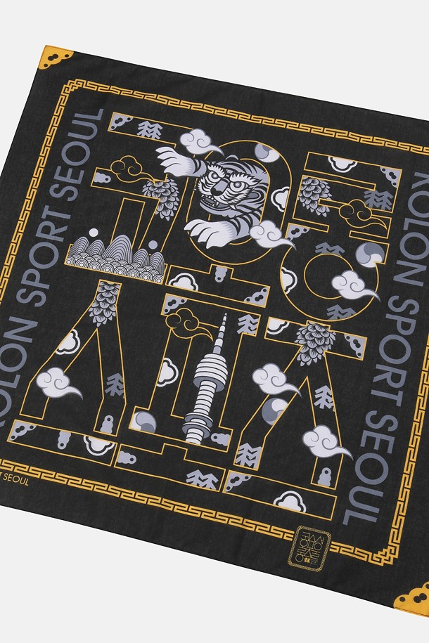코오롱스포츠-용품 기타용품-[Seoul Exclusive] 남녀공용 그래픽 반다나