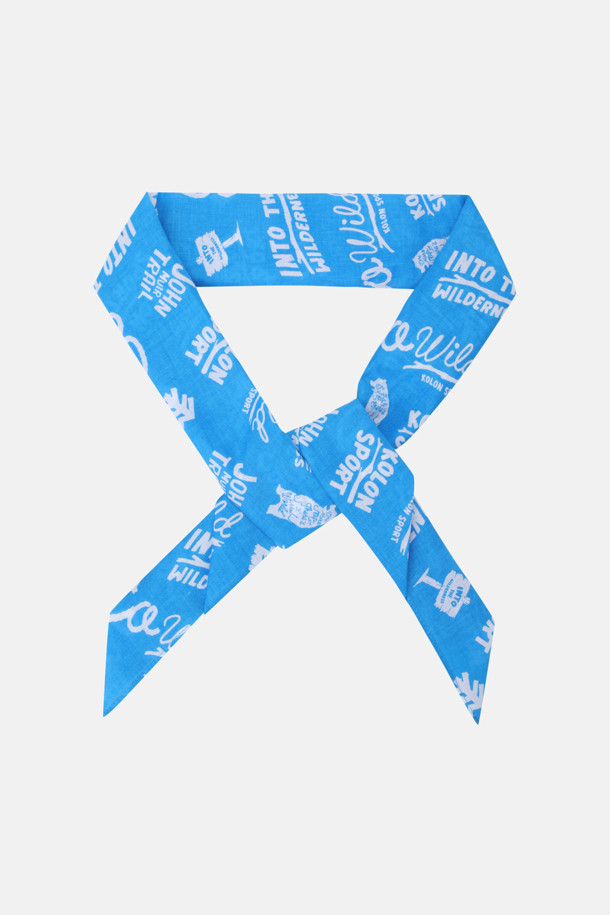 코오롱스포츠-용품 머플러-남녀공용 하이킹 그래픽 스카프