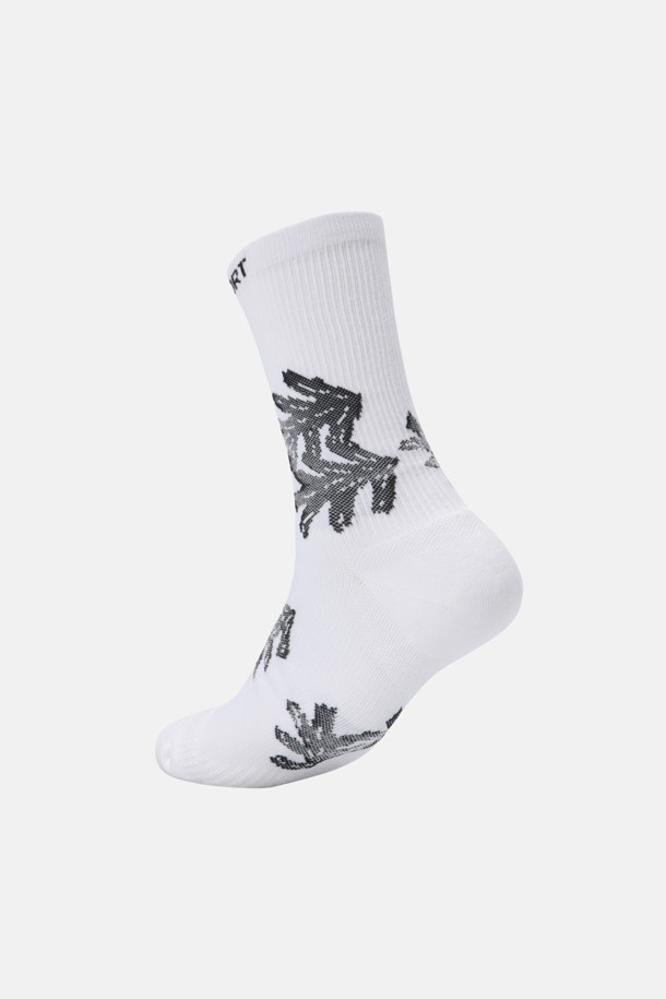 코오롱스포츠-용품 양말-남녀공용 상록수 그래픽 크루 삭스