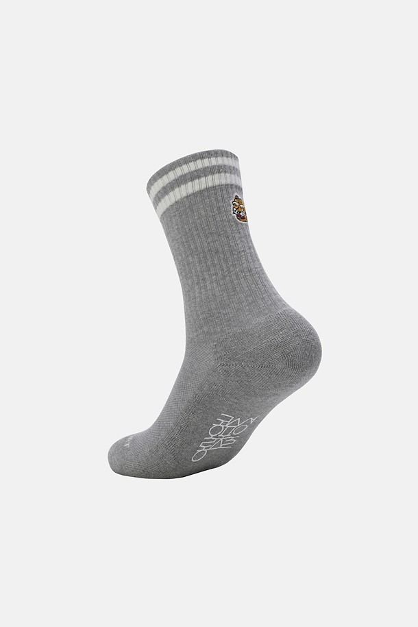 코오롱스포츠-용품 양말-[Seoul Exclusive] 남녀공용 자수 크루 삭스